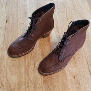 Red Wing Leather Brown Booties